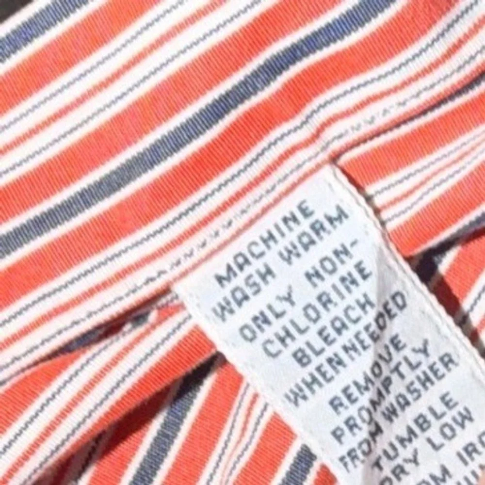 Polo Ralph Lauren Blake Mens XL Red White Navy Striped Cotton Button Down Shirt